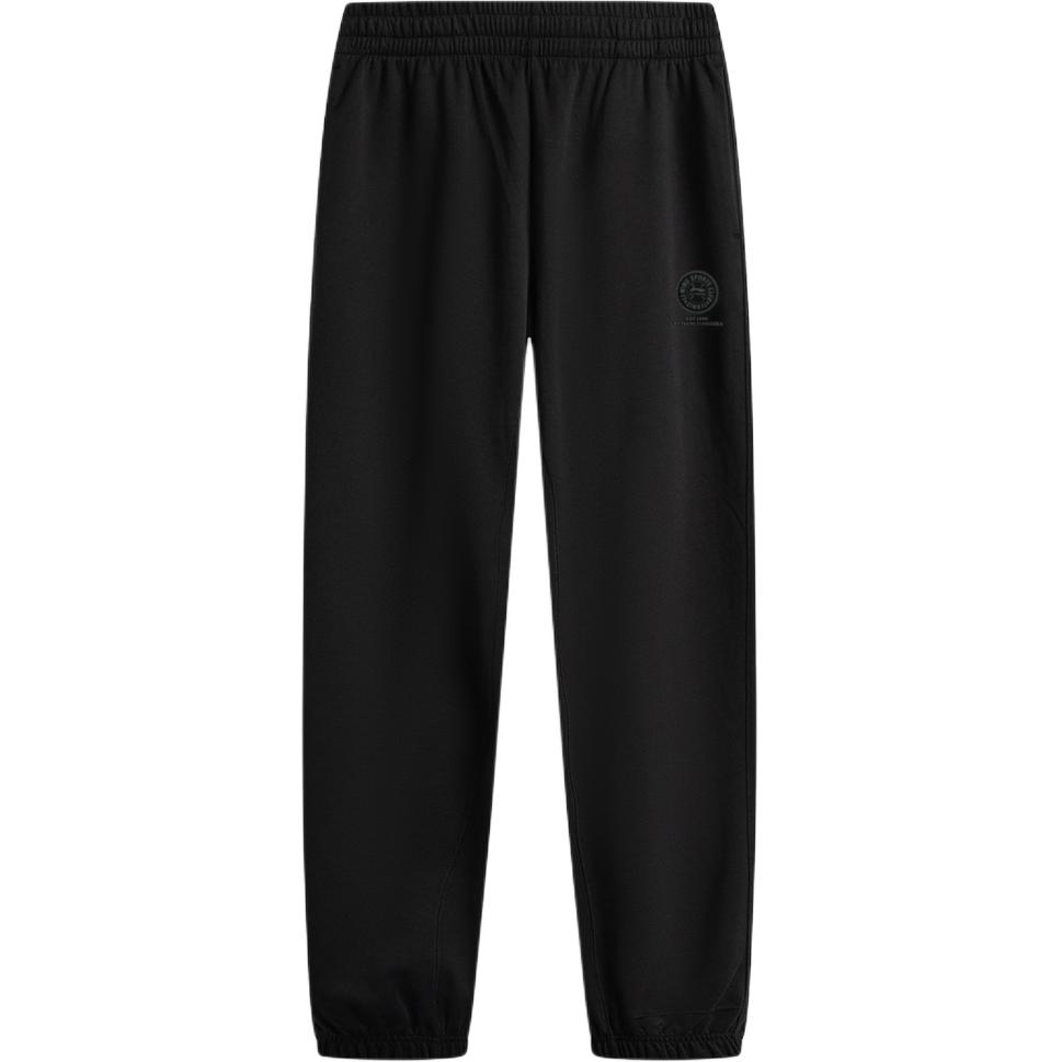 

Li Ning Серия спортивной моды Повседневные Простые Эластичные манжеты Удобные Универсальные Однотонные Вязаные Спортивные штаны Мужские низы Черный AKLV765-1 XXL