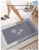Soft Diatom Mud Non-Slip Bathroom Mat: Water-Absorbing Floor Pad for Home and Toilet Entrance