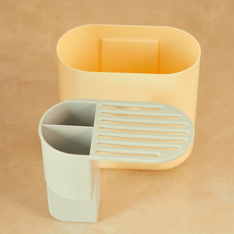 Kuchyňský úložný stojan na hůlky Úsporný držák na nádobí Kuchyňská krabička na odkapávání hůlek Stojan na uložení kuchyňských nožů