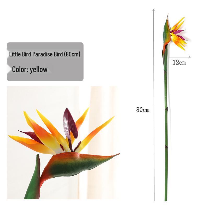 Soft Touch Bird of Paradise Artificial Flower - Large Strelitzia Stem
