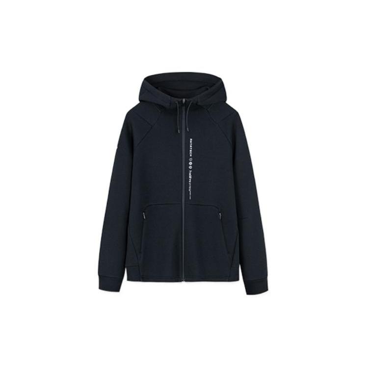 ANTA Variety Training Collection Sweatshirts Men s Black Hooded Moderate Regular 952237711-4 XXL