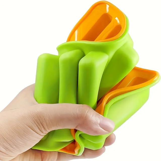 Einfache Ausdrück-Eiswürfelform, lange Form, 10 Fächer, schmale Eisstäbchen-Würfel, mehrfarbig, für Sportflaschen und Wasser