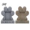 Sandblasted Pet Memorial Stone Imitation Tombstone with Paw Print Photo Frame Weather-Resistant Resin for Dogs And Cats Engraved Base Custom