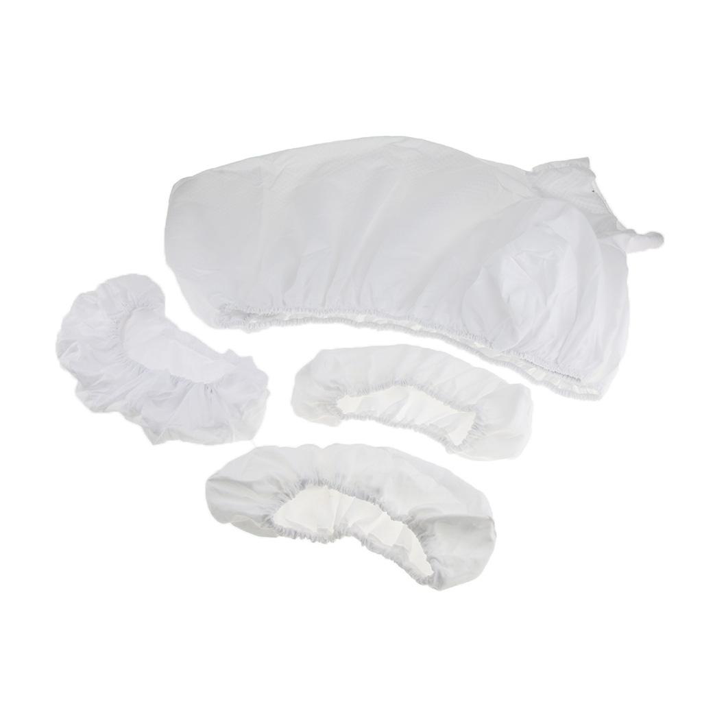 4pcs Massage Table Bed Fitted Sheets Pad Gesicht Wiege Pillow Covers Set 185x60cm/7x0 inch