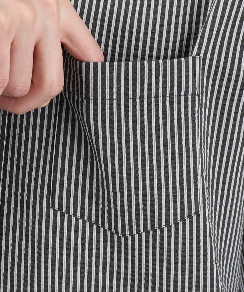 Takeo Kikuchi Casual Antibacterial and Seasonless Seersucker Jersey Light Beige Size 03 07081506 Shirt, Odor-Resistant, Shirt, Men's, (051), (L),