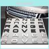 Range Rover Car Emblem Badge With Mirror Finish For Suv Decor