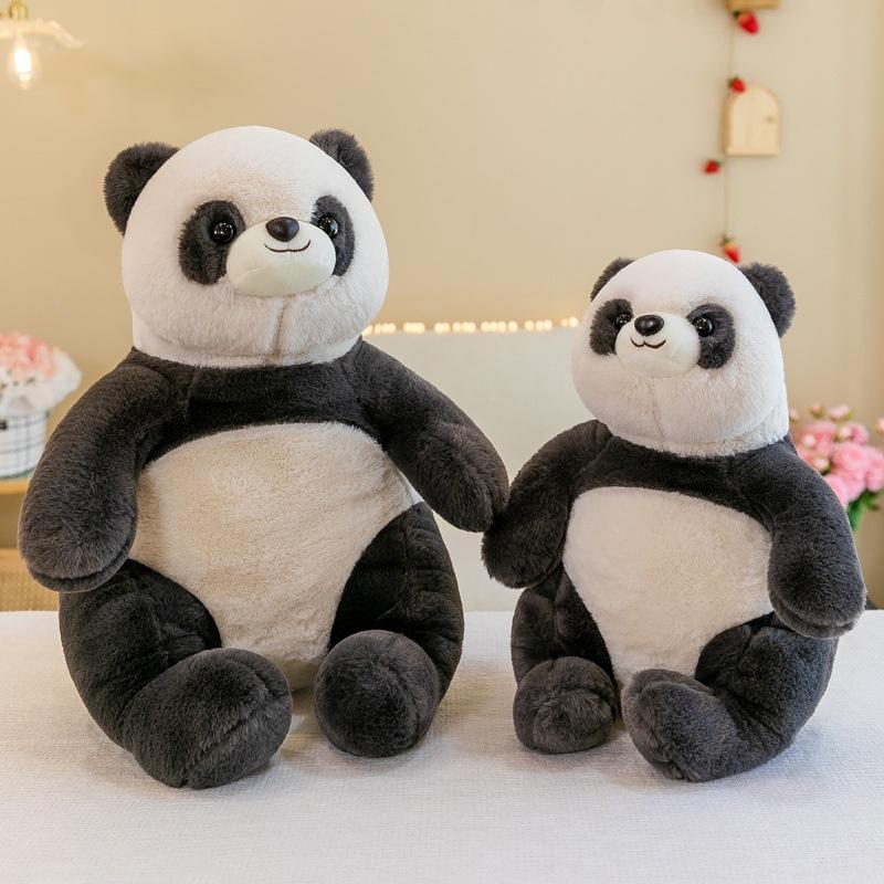 Cute Wulula Panda Plush Toy Fat And Chubby Panda Doll Wholesale Cross-border For Girls