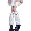 Faux Furs Leg Warmers for Womens Winter Warm Furs Boot Cuffs Covers,Cozy,Christmas,Halloween,Party, Cosplay Costume