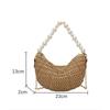 Spring New Casual Straw Woven Beading Shoulder Bags High Quality Personality Fashion Portable Crossbody Bags for Women