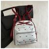 Schoolbag Korean version of college style women's shoulder bag 1011 new summer fashion bow small backpack shopping commuter bag