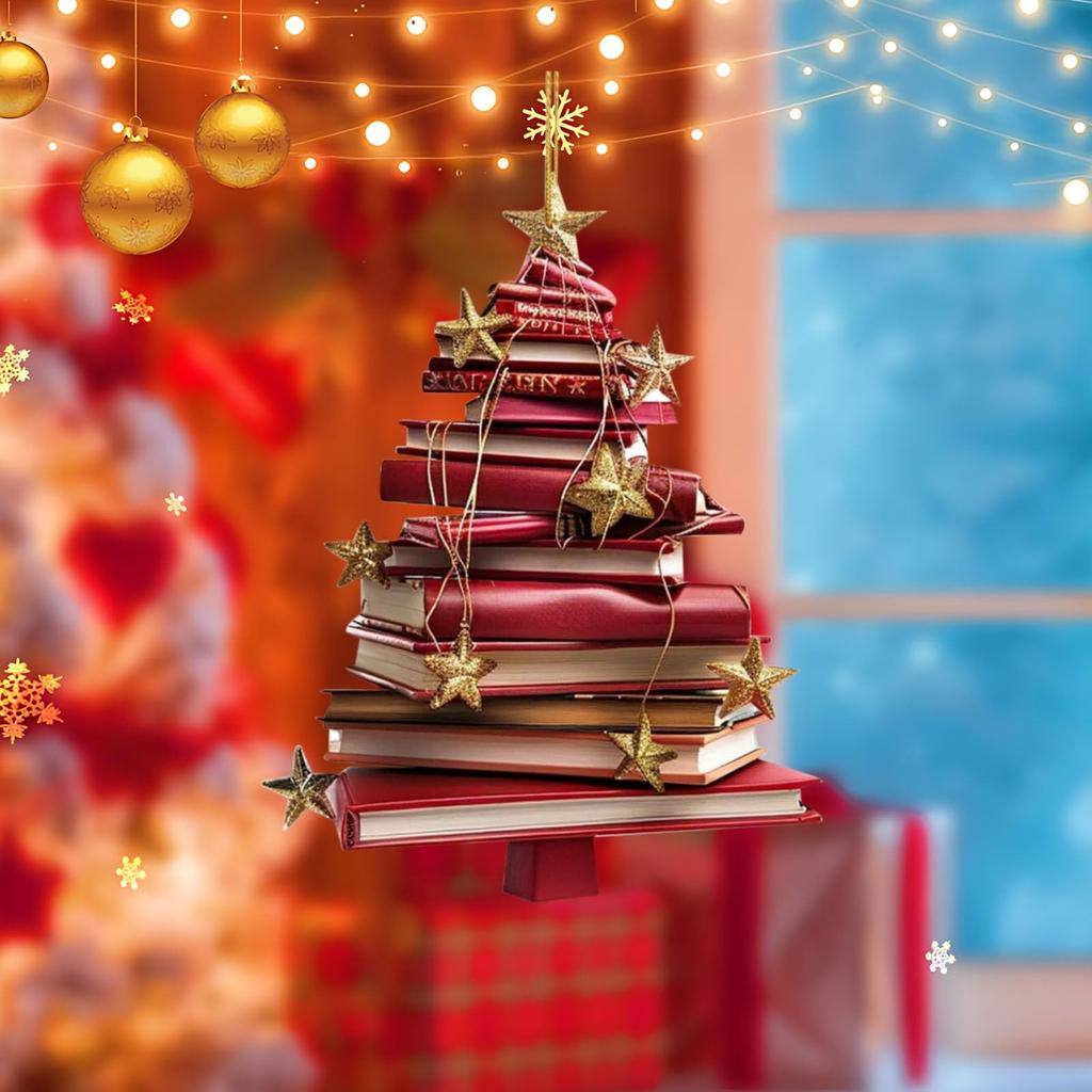 Nouveau Décor de Nom de Livre Personnalisé de Noël 2D Multiples Options Pendentif Ornement pour Bébé Noël 2026 Ornement de Noël pour Bébé navidad