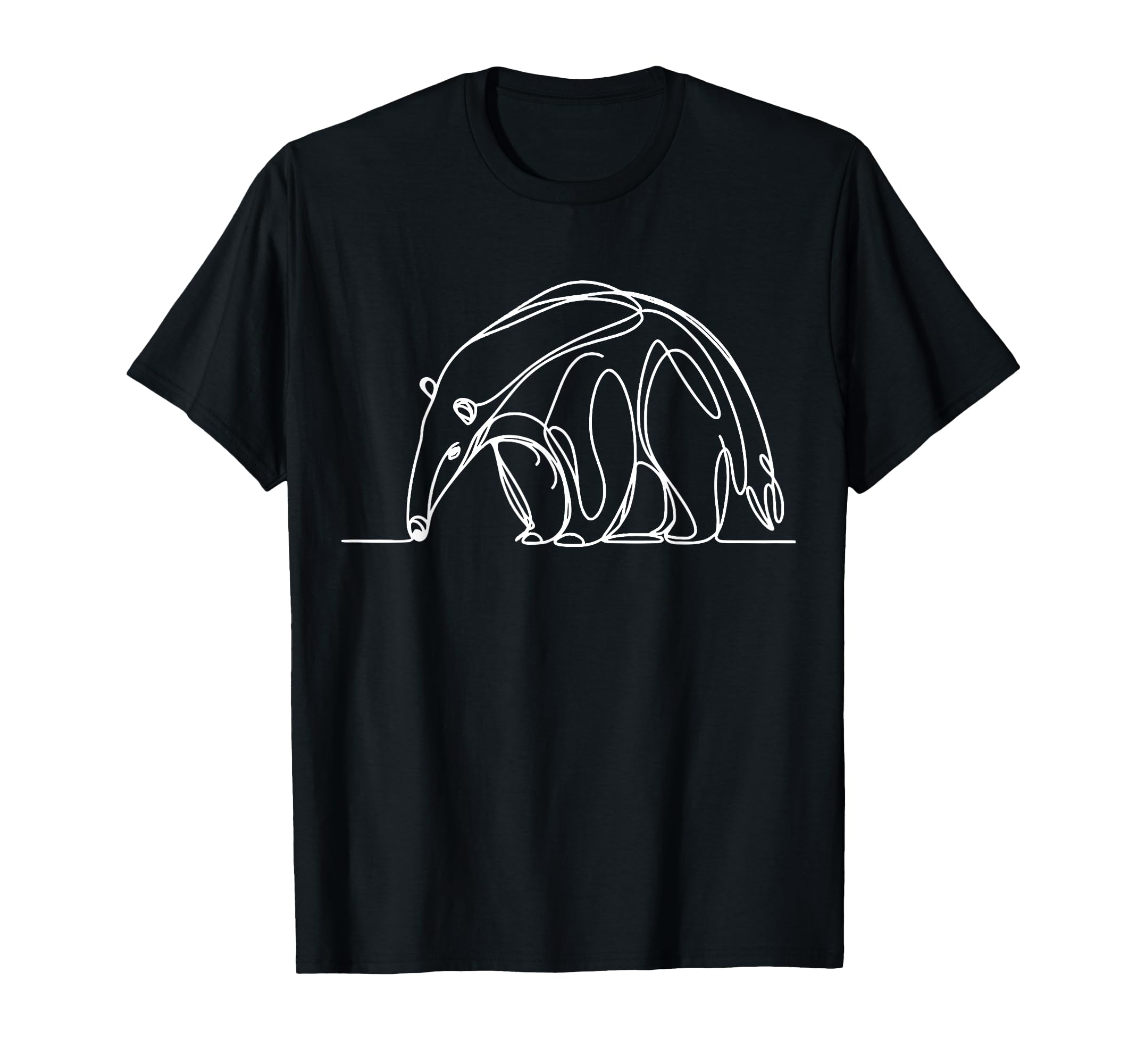 

Giant Anteater Xenarthra Line Art Mammal Art Zoologist T-Shirt чёрный