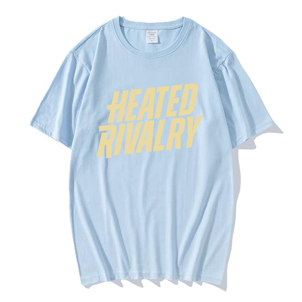 Heated Rivalry Logo Tee Unisex Streetwear Short Sleeve Loose Cotton Unisex Tshirt TV Graphic Printing Tshirts Fashion Male Clothes