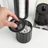 3er-Pack Aufbewahrungsbox Acryl Wattestäbchenhalter Spender Badezimmergläser, Wattebauschhalter, Wattestäbchenhalter Spender Zahnstocherbehälter