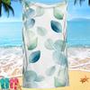 Stampe floreali poliestere stampato digitalmente fibra superfine pile double-face Asciugamano da bagno per vacanze al mare, telo mare