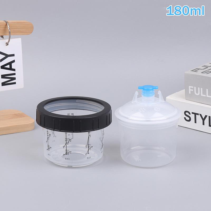 

1 шт. Краскораспылитель 180/350/800 мл Пластиковый стаканчик для смешивания краски Одноразовый стаканчик для краски Тип распылителя Быстросъемный стаканчик 180ml