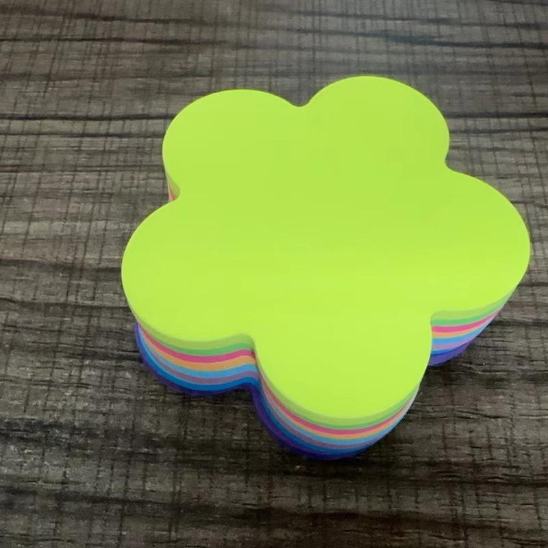 Fluorescent Colored Sticky Notes 3x3 Inch Student Memo Strips, N-Times Stick, Hot Selling Notepad