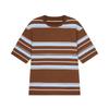 Men's 2024 Spring Striped Short Sleeve Knit Shirt