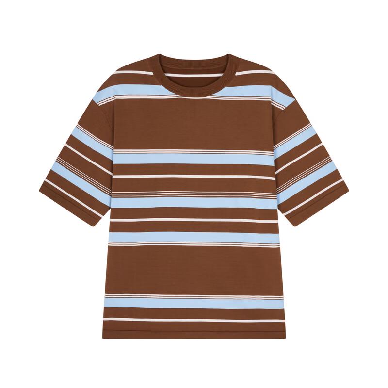 Men's 2024 Spring Striped Short Sleeve Knit Shirt