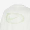 Nike Solid Color Round Neck Casual Long Sleeve Sports Sweatshirt Kids Tops Sail-White FZ6561-133