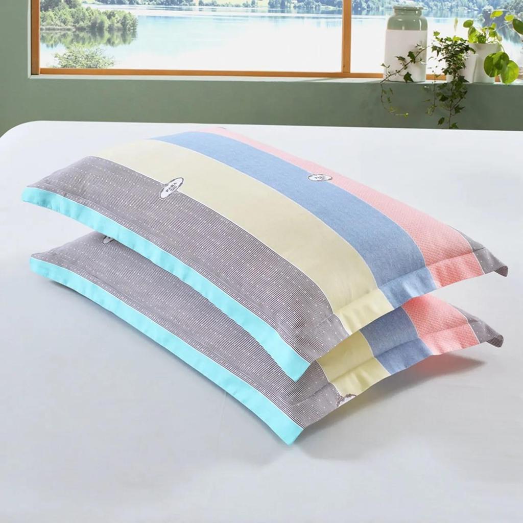 Arctic Velvet Korean Version Small Floral Single Pillowcase Couple Adult Pillowcase High-end Pillowcase 48*74cm