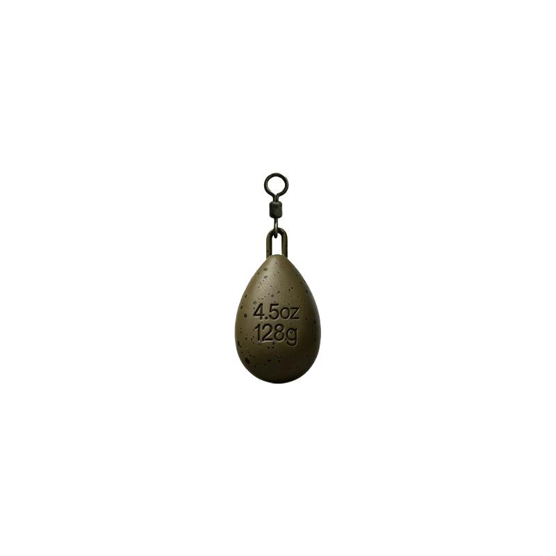 Carp Fishing Egg-Shaped Lead With Anti Tangle Stable Bottom Hold Durable Coated Lead For Carp Angling Fishing Tackle