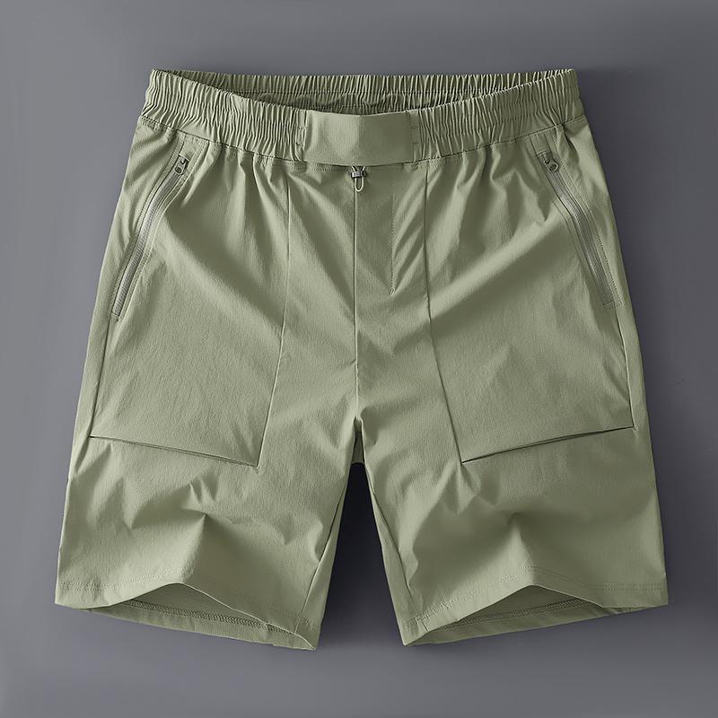 Summer Casual Men's Loose Straight Leg Five Quarter Pants Sports Shorts
