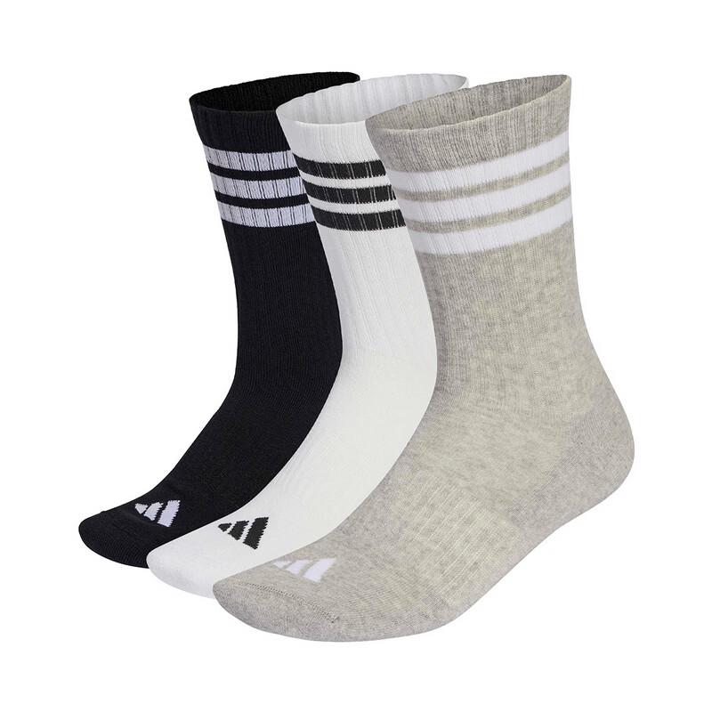 Adidas Unisex 3-Pack Athletic Crew Socks KC9640 L