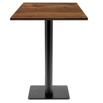 60 X 60 Cm High Table - Milan T Model, Hunton Oak