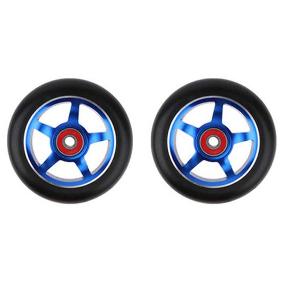 Professional Replacement Elastic 100mm Stunt Scooter Wheel with Bearing Bushings