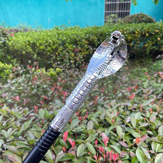 Halloween Snake Staff Egyptian Walking Stick Cane Halloween Party Pimp Cane Prop for Dress Up Cosplay Costume