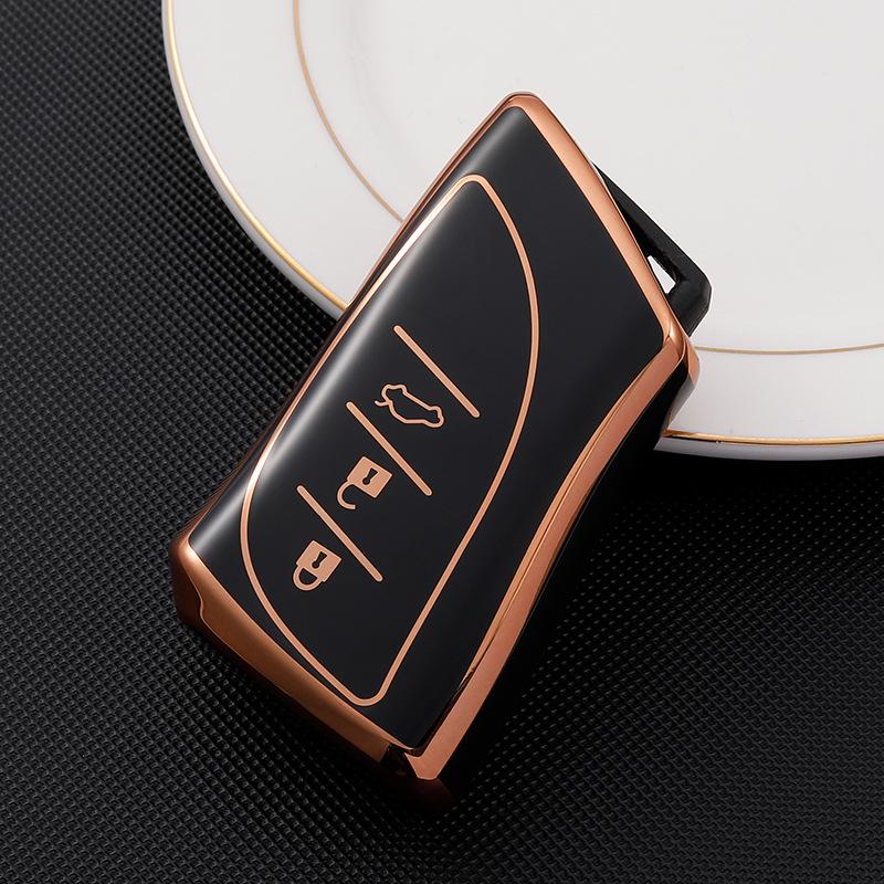 Lexus Key Cover for UX260H, ES200, ES300H, LS500H - Protective Shell Buckle Bag