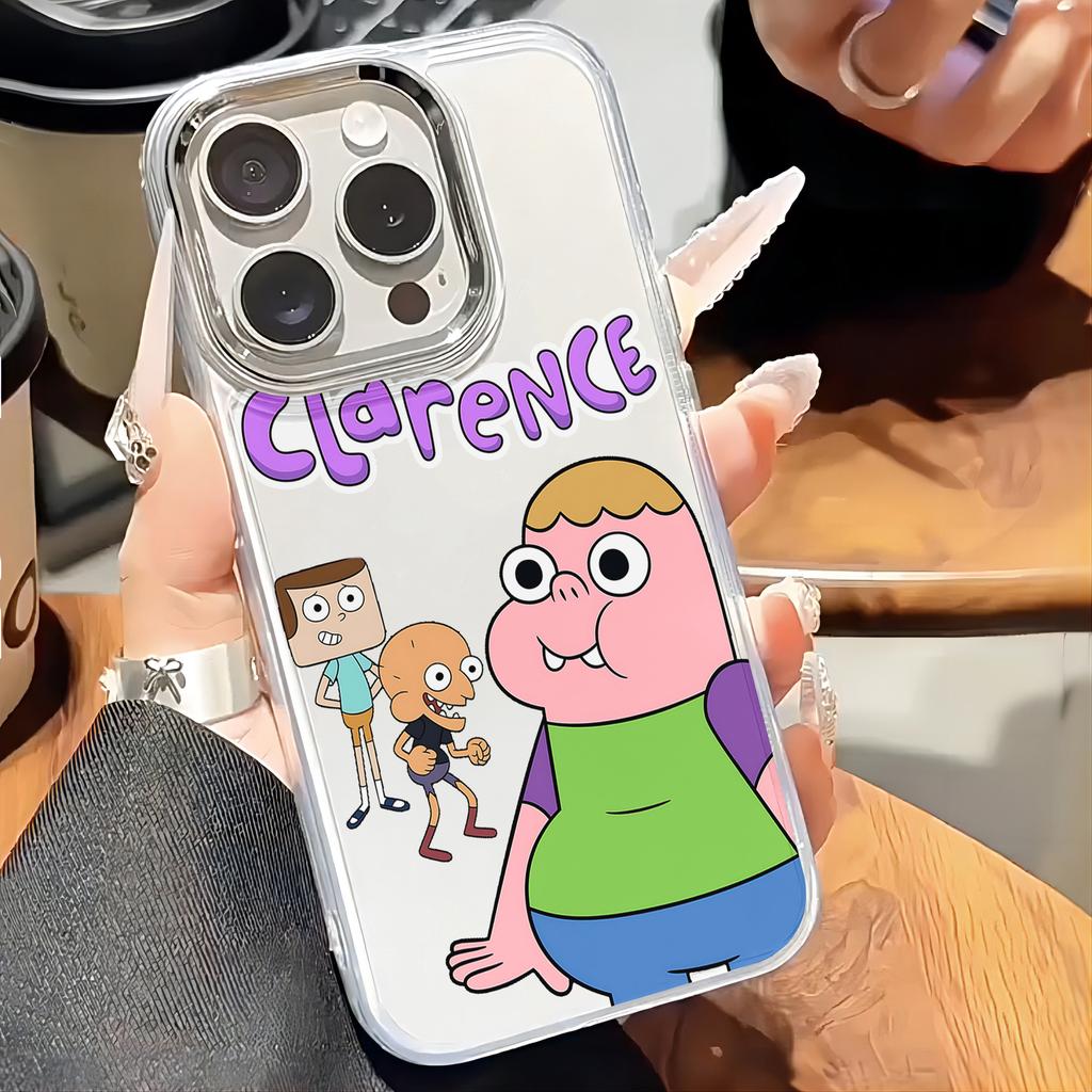 Funny C-Clarence Phone Case for Samsung Galaxy S25 S24 S23 S22 S21 S20 Note20 FE Ultra Edge Plus 4G 5G Transparent Soft Cover