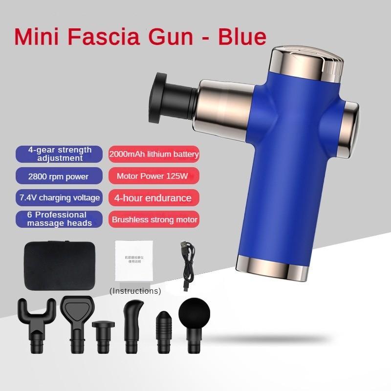 Mini Brushless Motor Multi Gear Adjustment Massager Muscle Relaxation Impact Fascial Gun Professional and Efficient Lithium Battery Massage Equipment
