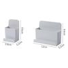 Wall Mounted Storage Box Remote Control Storage Organizer For Air Conditioner TV Mobile Phone Plug Stand Holder Office Organizer