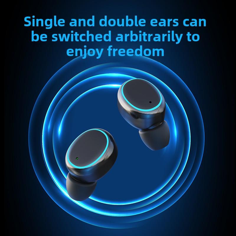 X1 TWS Wireless Headphones LED Power Earphones Digital Display Headset Stereo Sound Bluetooth-compatible 5.4 for Xiaomi Lenovo
