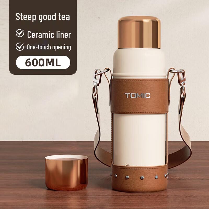 Temok Ceramic Lined Thermal Tea & Water Bottle