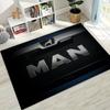 3D Man Truck Logo Motorcycle Carpet Rug for Bedroom Living Room Sofa Home Doormat Decor,Large Kids Play Non-slip Floor Mat
