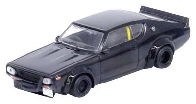 Inno Models NISSAN Skyline 2000 Kenmeri Black Finished Product 1/64 GT-R (KPGC110) KPGC110LB-BLA