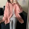 Spring Autumn Winter Loose All-match Twist Sweater Coat Women's Lazy Wind Hooded Knitted Cardigan Top Women Sweater