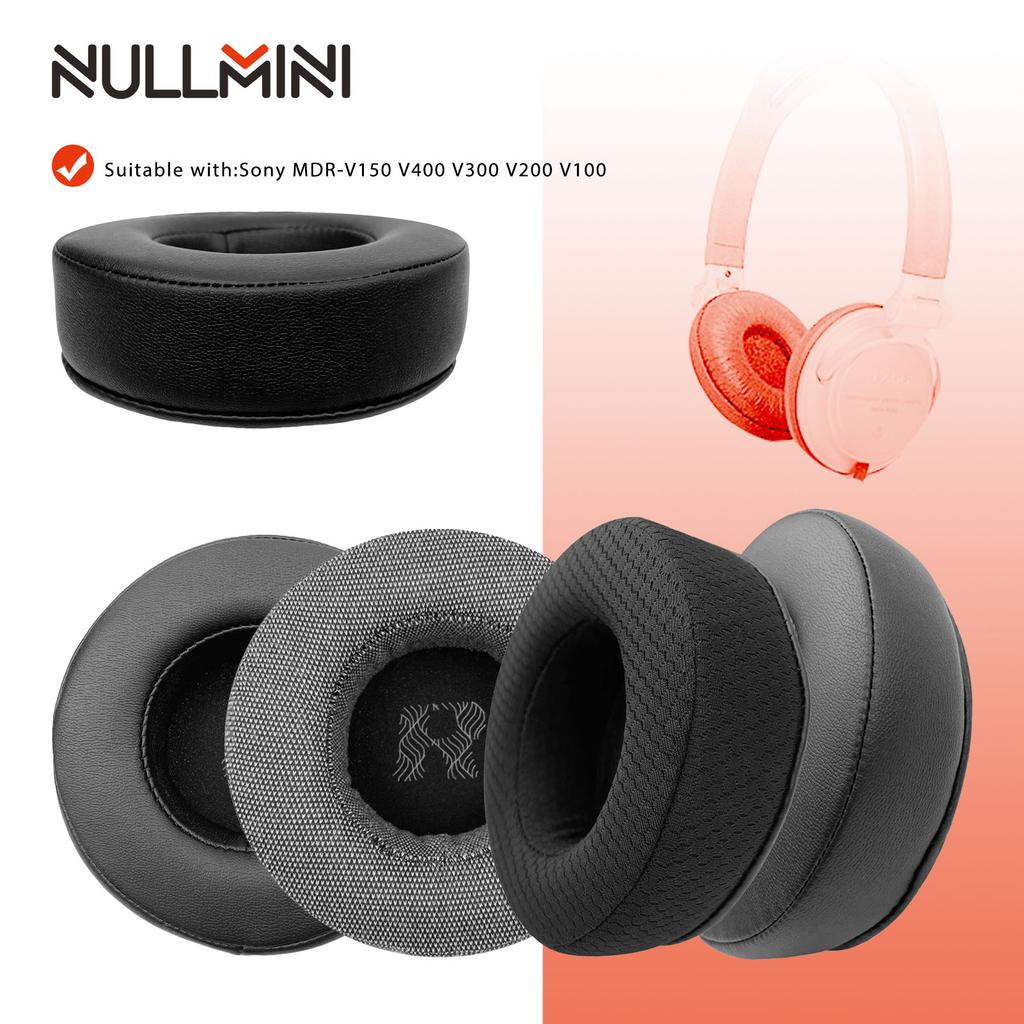 NullMini Ersatz-Ohrpolster für Sony MDR-V150 V400 V300 V200 V100 Kopfhörer Ohrpolster Ohrmuscheln Velours-Überzug