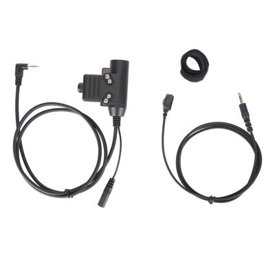 U94 PTT Adapter Walkie Talkie Headset Connector Cable Replacement for Motorola T6200 6200C
