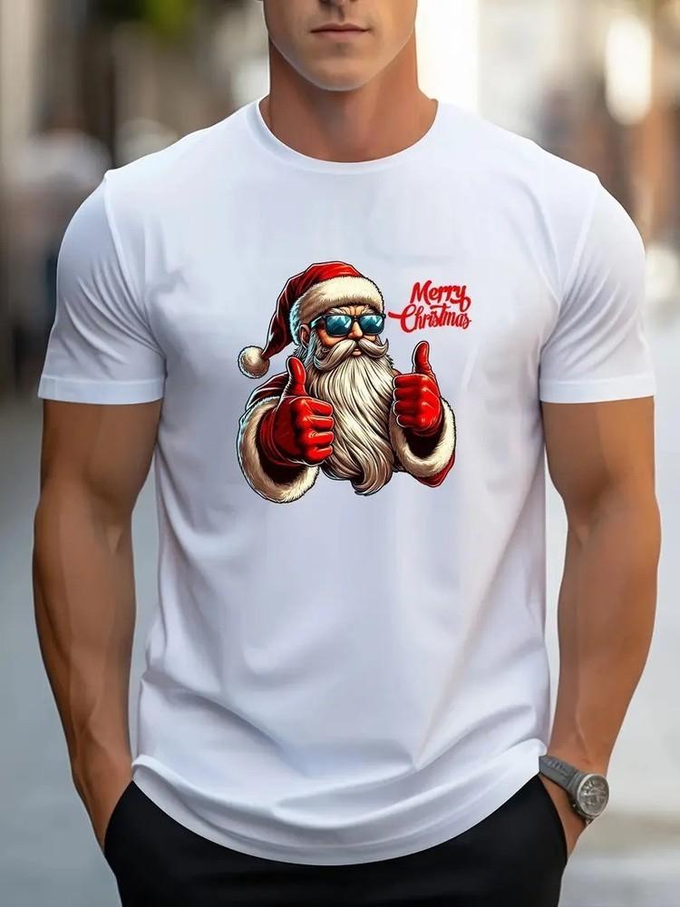 Santa Claus & Merry Christmas Shirt, Santa Claus Shirt S-5XL Q8374 Unisex T-Shirt M