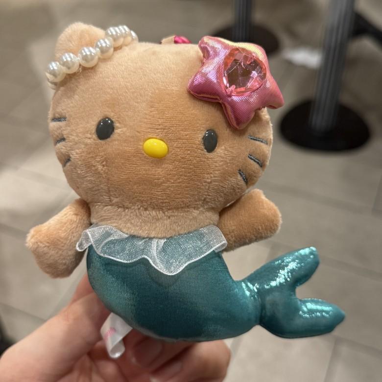 Hello Kitty Meerjungfrau Weicher Plüsch Schlüsselanhänger Mit Fischschwanz Design Zum Verschenken