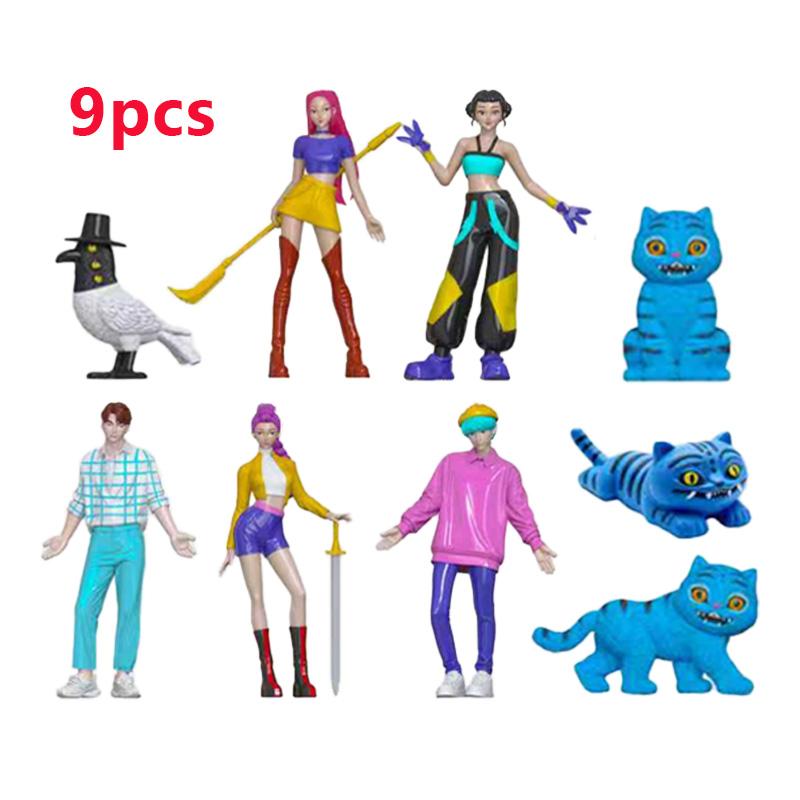 Kpop Dämonenjäger Figuren Huntrix Figuren Kpop Dämonenjäger Figur Spielzeug Derpys Tiger Rumi Italienische Hirnfäule Figur Ornament