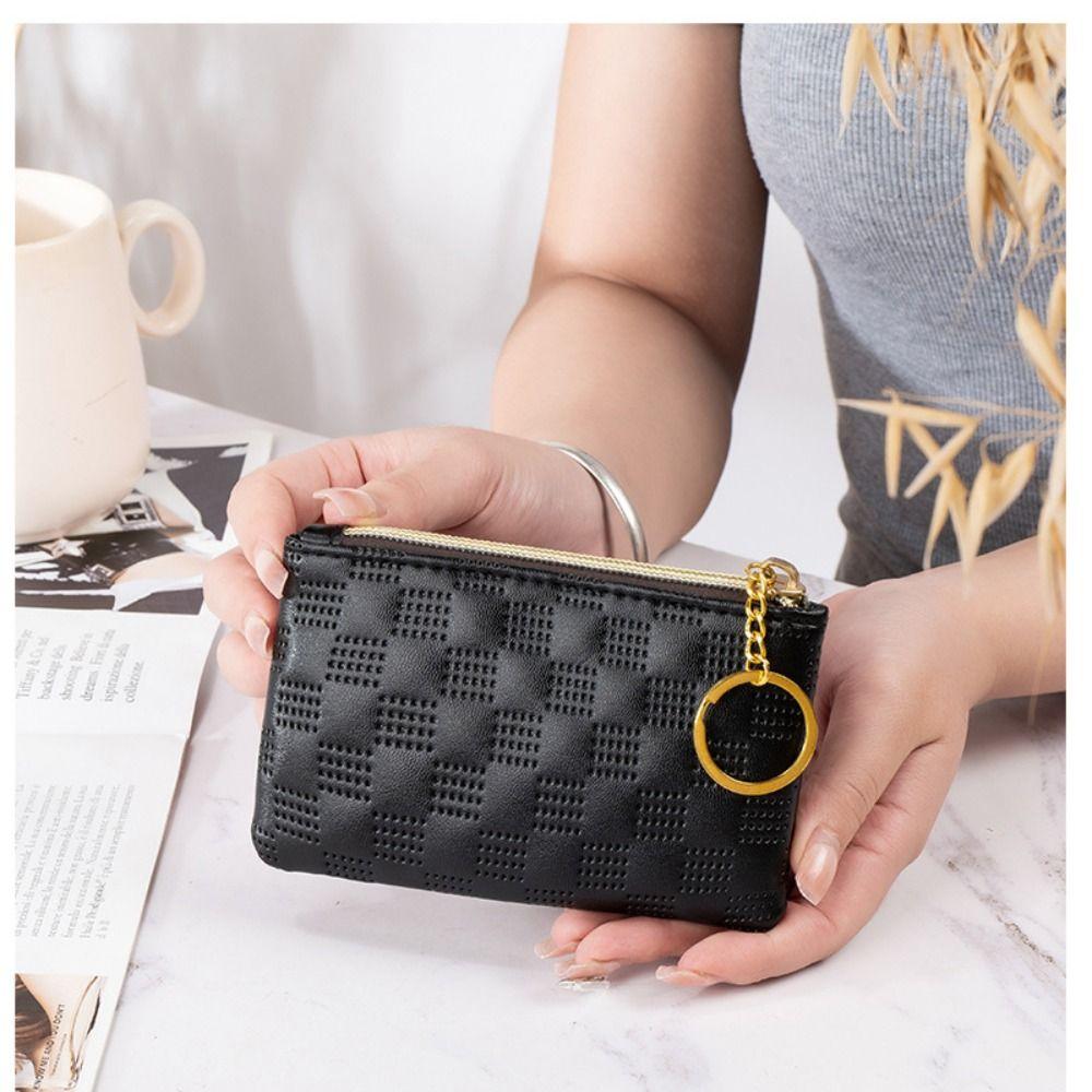

Брелок Короткий кошелек из искусственной кожи Сумка для монет Модный держатель для карт Женский