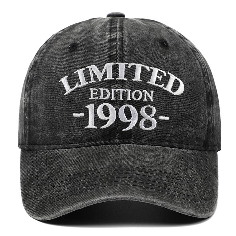 Vintage Birthday Baseball Cap (1990-1997) - Washable Distressed Hat for Men and Women