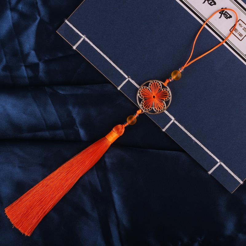 Full Bloom Round Moon Tassel DIY Handmade Hanfu Bag Pendant Cheongsam Ornament