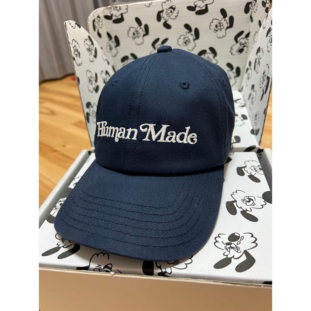 Used Human Made Navy Cap with Heart Logo