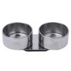Dubbele Kamer Olieketel met Deksel Metalen Schildermedium Beker Olieverfpot Olieverf Creatie